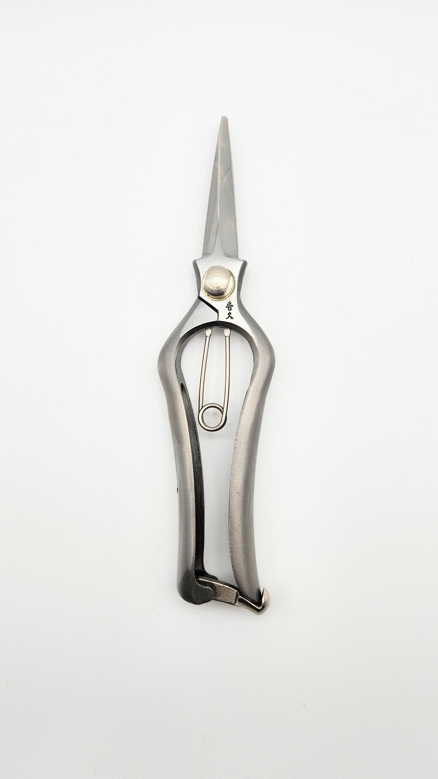 Hidehisa Japanese hand crafted Stainless Bud Cutting Scissors 200mm. Secateur / Pruner.