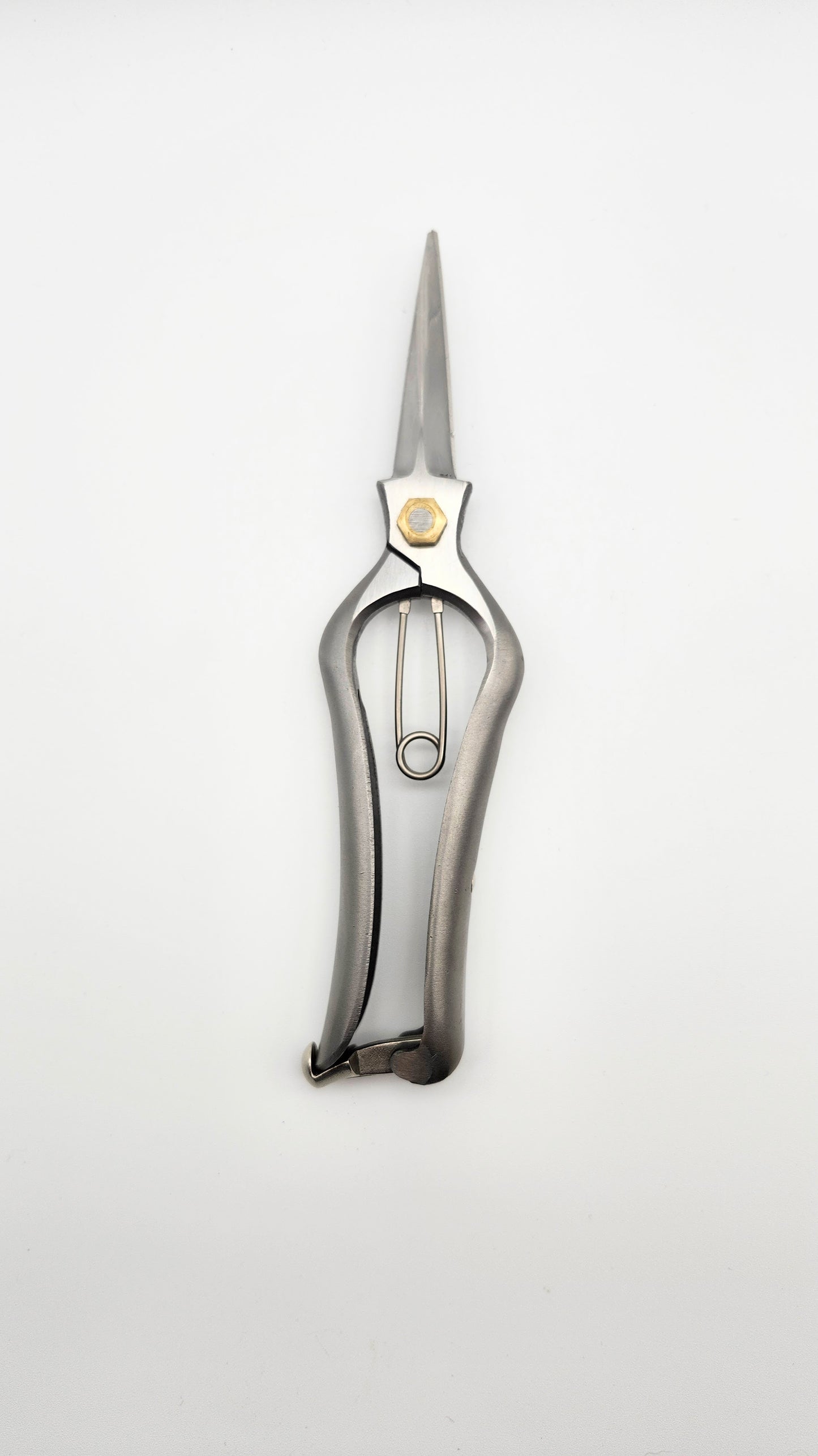 Hidehisa Japanese hand crafted Stainless Bud Cutting Scissors 200mm. Secateur / Pruner.