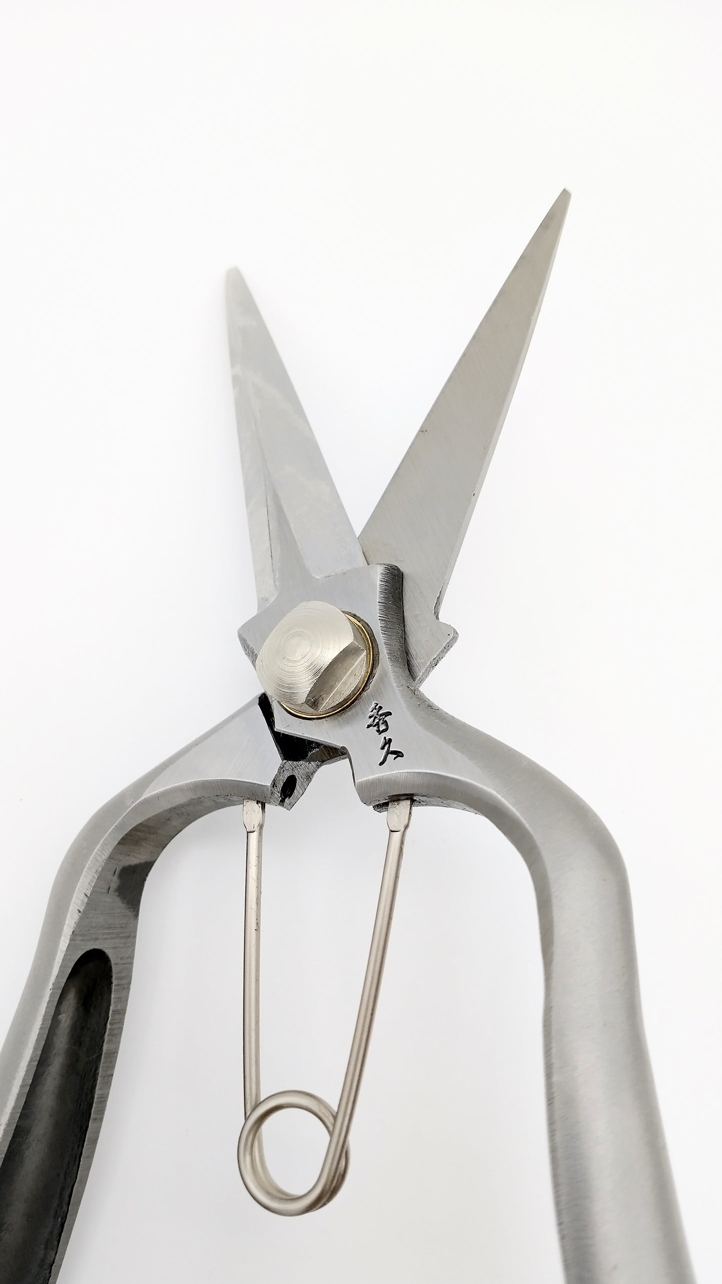 Hidehisa Japanese hand crafted Stainless Bud Cutting Scissors 200mm. Secateur / Pruner.