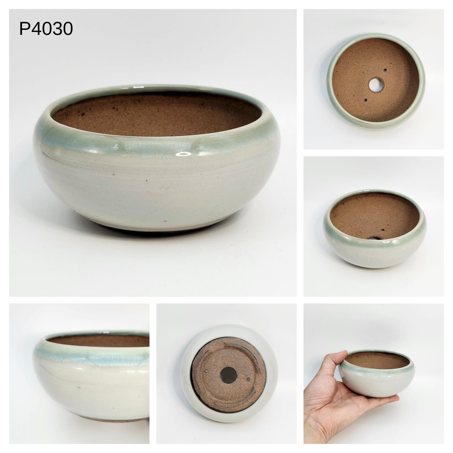 P4030 Bonsai Pot, 4inch, Koishiwara Yaki-Japanese Pottery