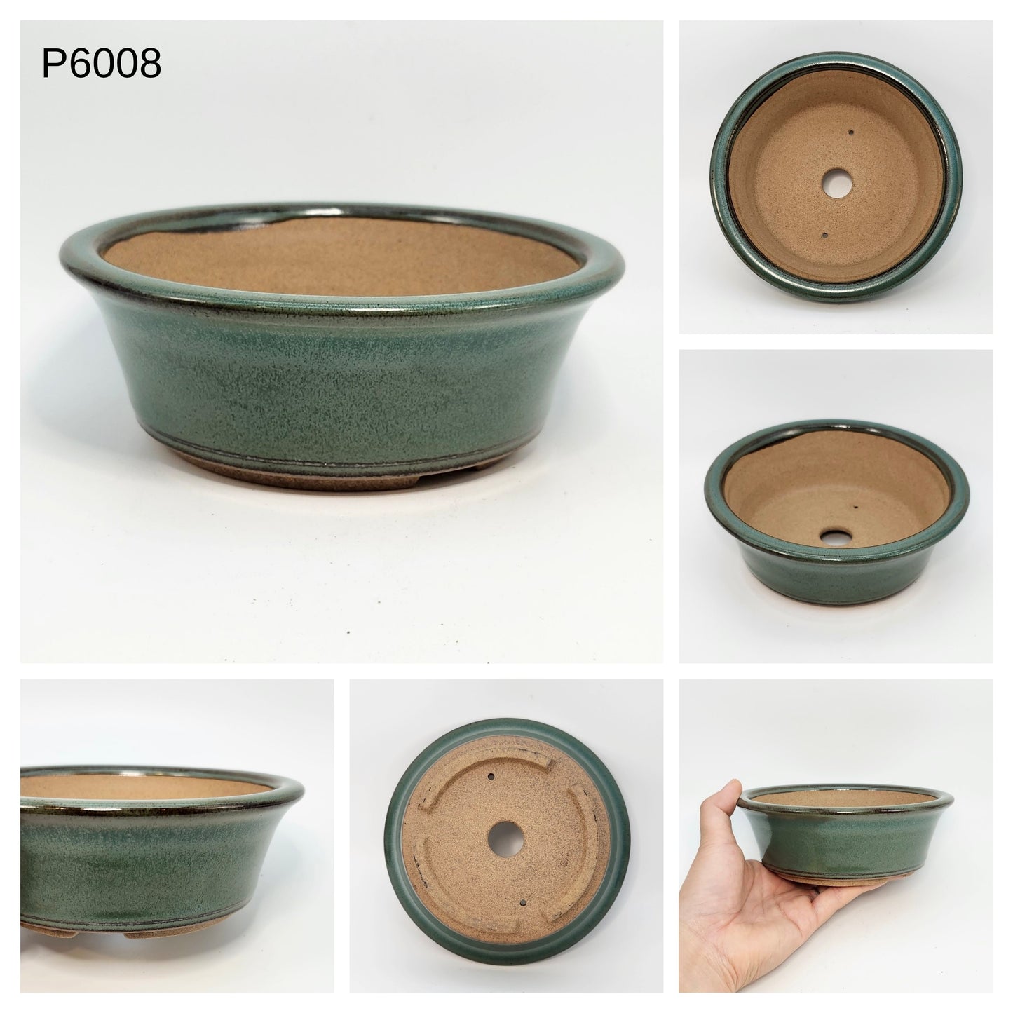 P6008 Bonsai Pot, 6inch, Koishiwara Yaki-Japanese Pottery