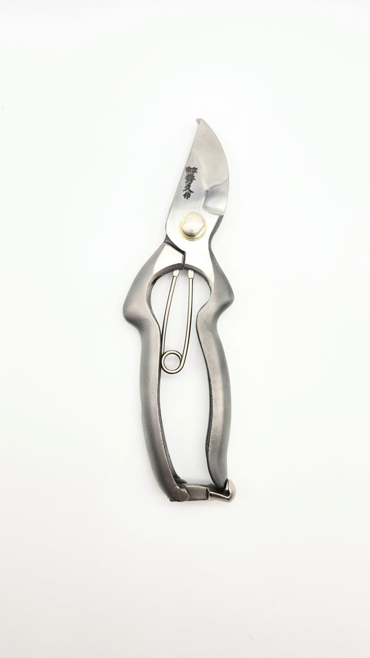 Hidehisa Japanese hand crafted Stainless Secateur / Pruner.  YP180S 180mm