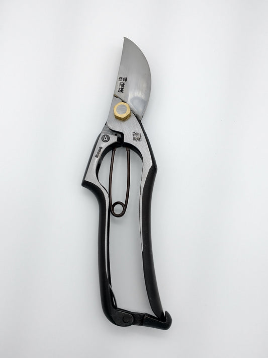 Tobisho Japanese hand crafted Secateur / Pruner.  Blue Paper Steel Type-A 200mm