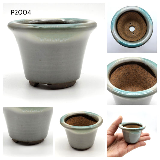 Bonsai Pot, Authentic Koishiwarayaki-Japanese Pottery. Round 2inch Pot