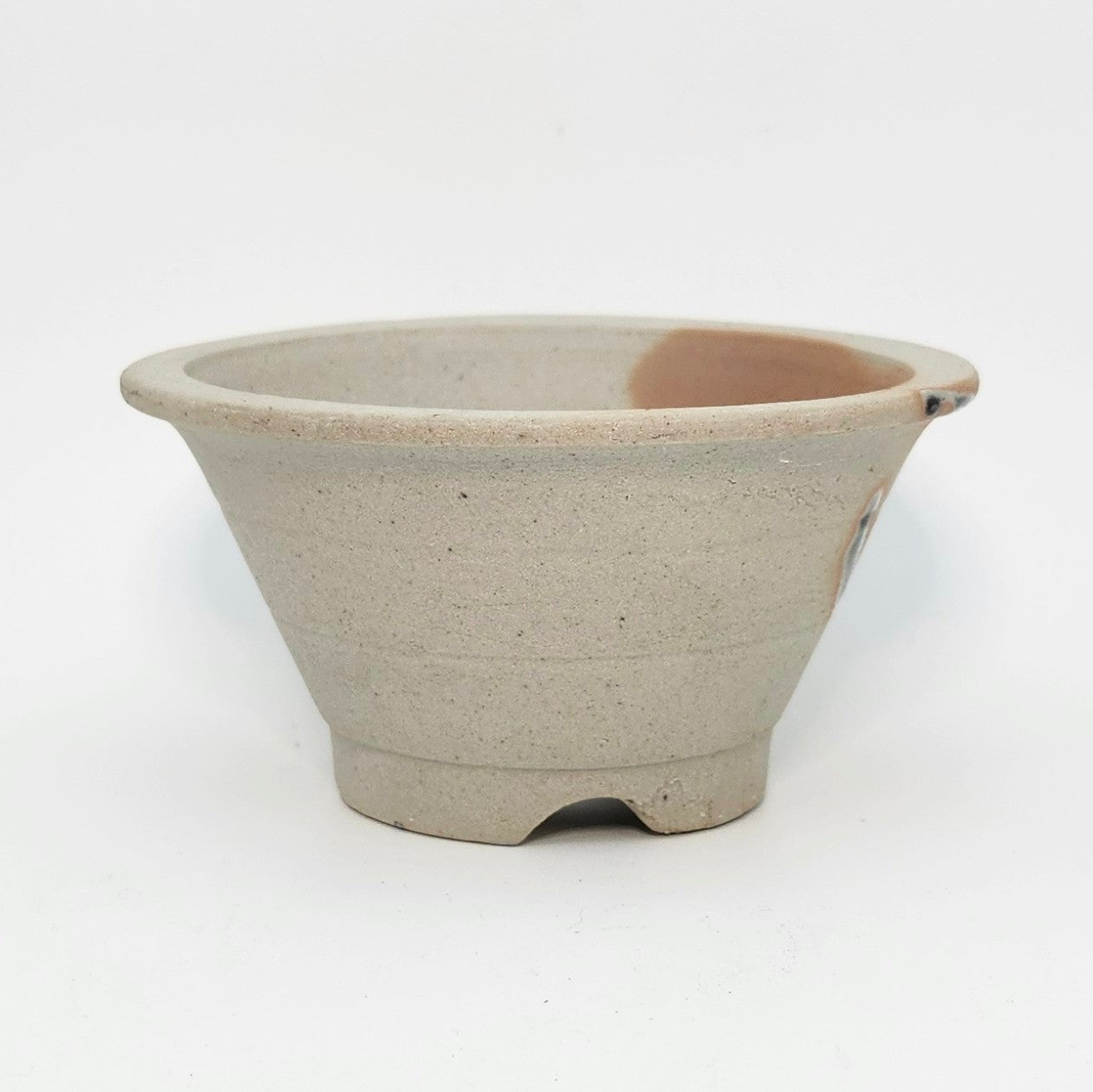 P4016 Bonsai Pot, 4inch, Seto Yaki-Japanese Pottery