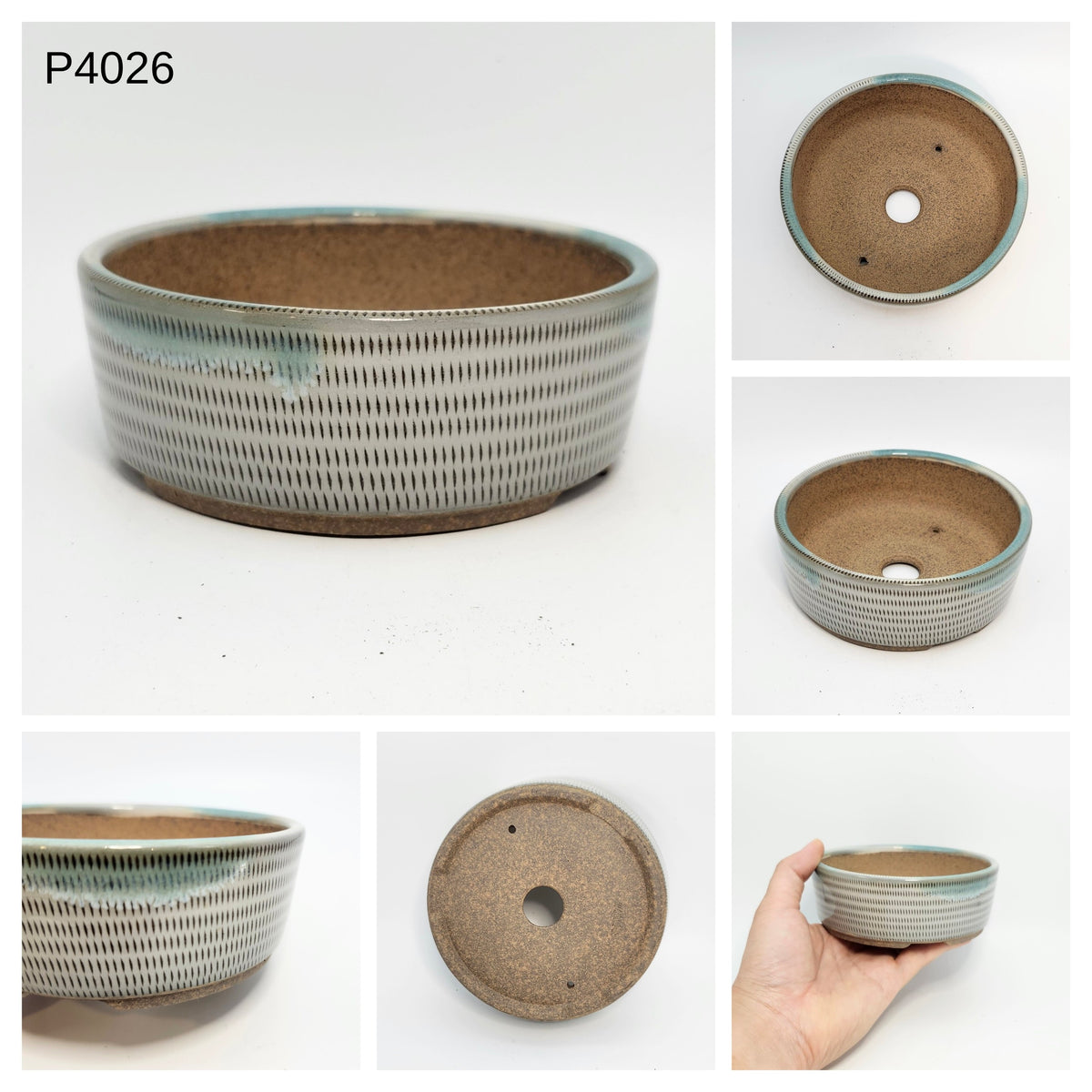 P4026 Bonsai Pot, 4inch, Koishiwara Yaki-Japanese Pottery