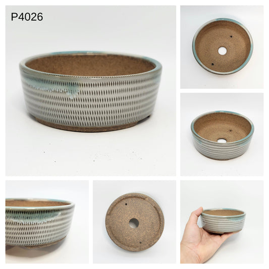 P4026 Bonsai Pot, 4inch, Koishiwara Yaki-Japanese Pottery