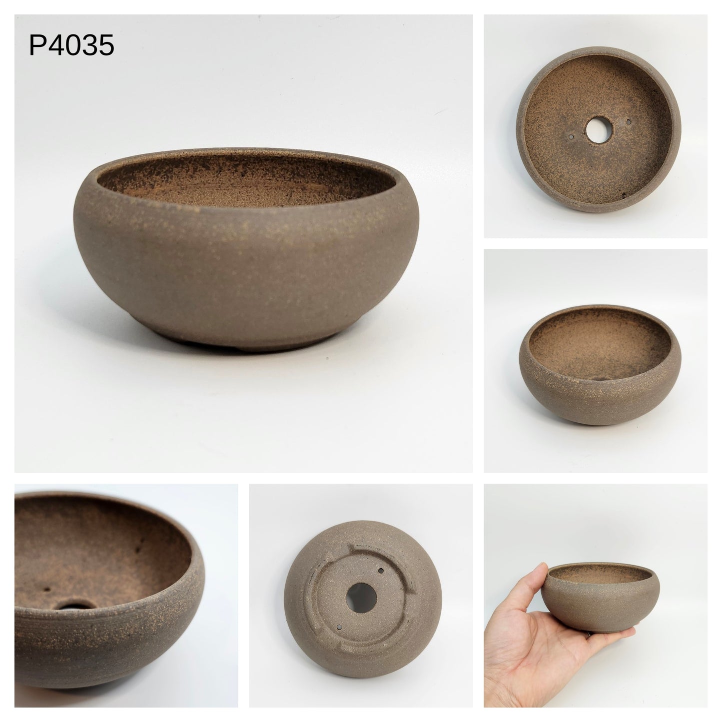 P4035 Bonsai Pot, 4inch, Koishiwara Yaki-Japanese Pottery