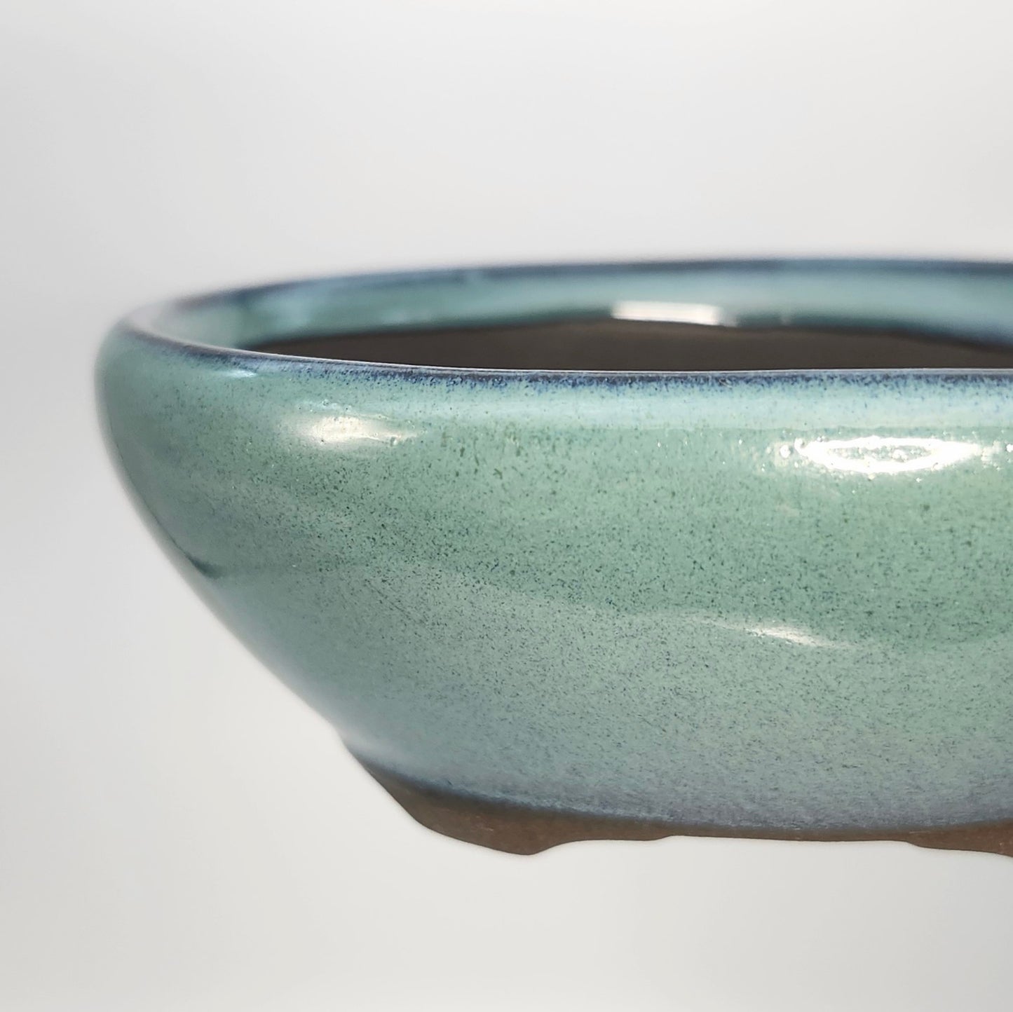 P4041 Bonsai Pot, 4inch, Seto Yaki-Japanese Pottery