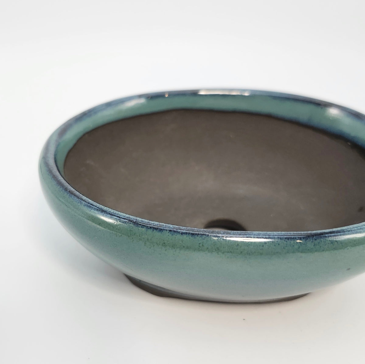 P4041 Bonsai Pot, 4inch, Seto Yaki-Japanese Pottery