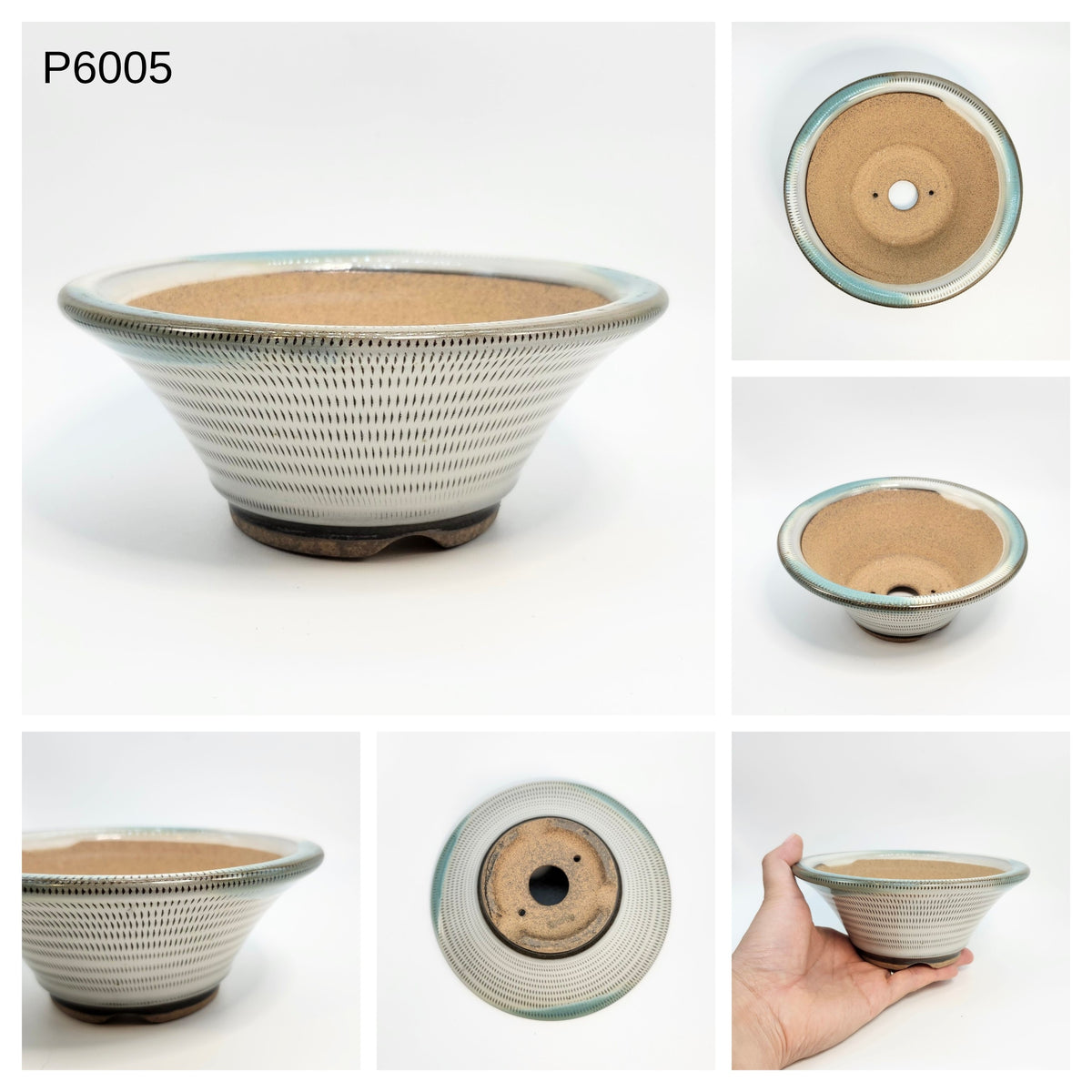 P6005 Bonsai Pot, 6inch, Koishiwara Yaki-Japanese Pottery