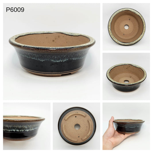 P6009 Bonsai Pot, 6inch, Koishiwara Yaki-Japanese Pottery